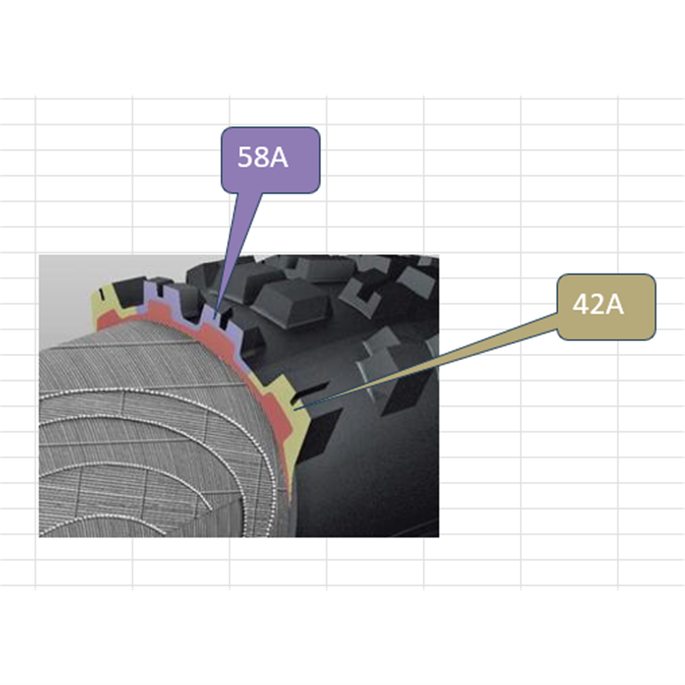 CST GRAVATEER CMT-03 - FOLDING DH CASING 3C TR TYRE