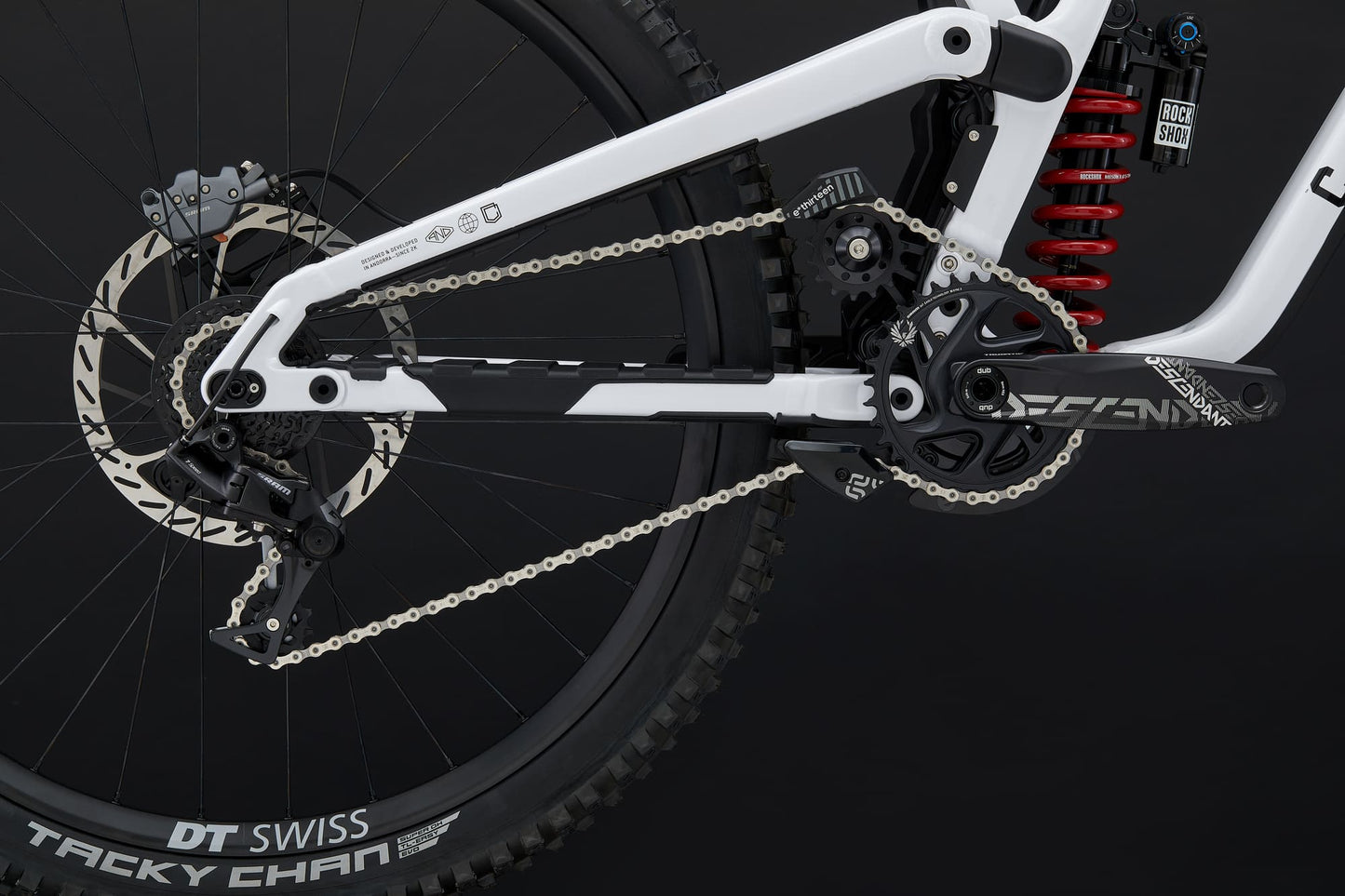 COMMENCAL SUPREME DH V5 ROCKSHOX PURE WHITE