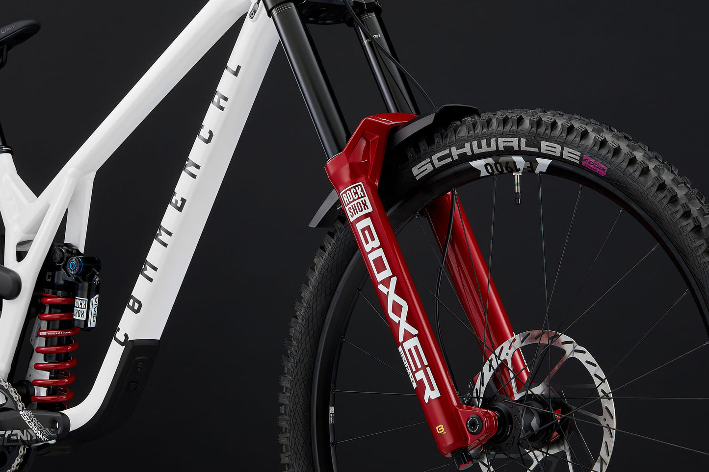COMMENCAL SUPREME DH V5 ROCKSHOX PURE WHITE