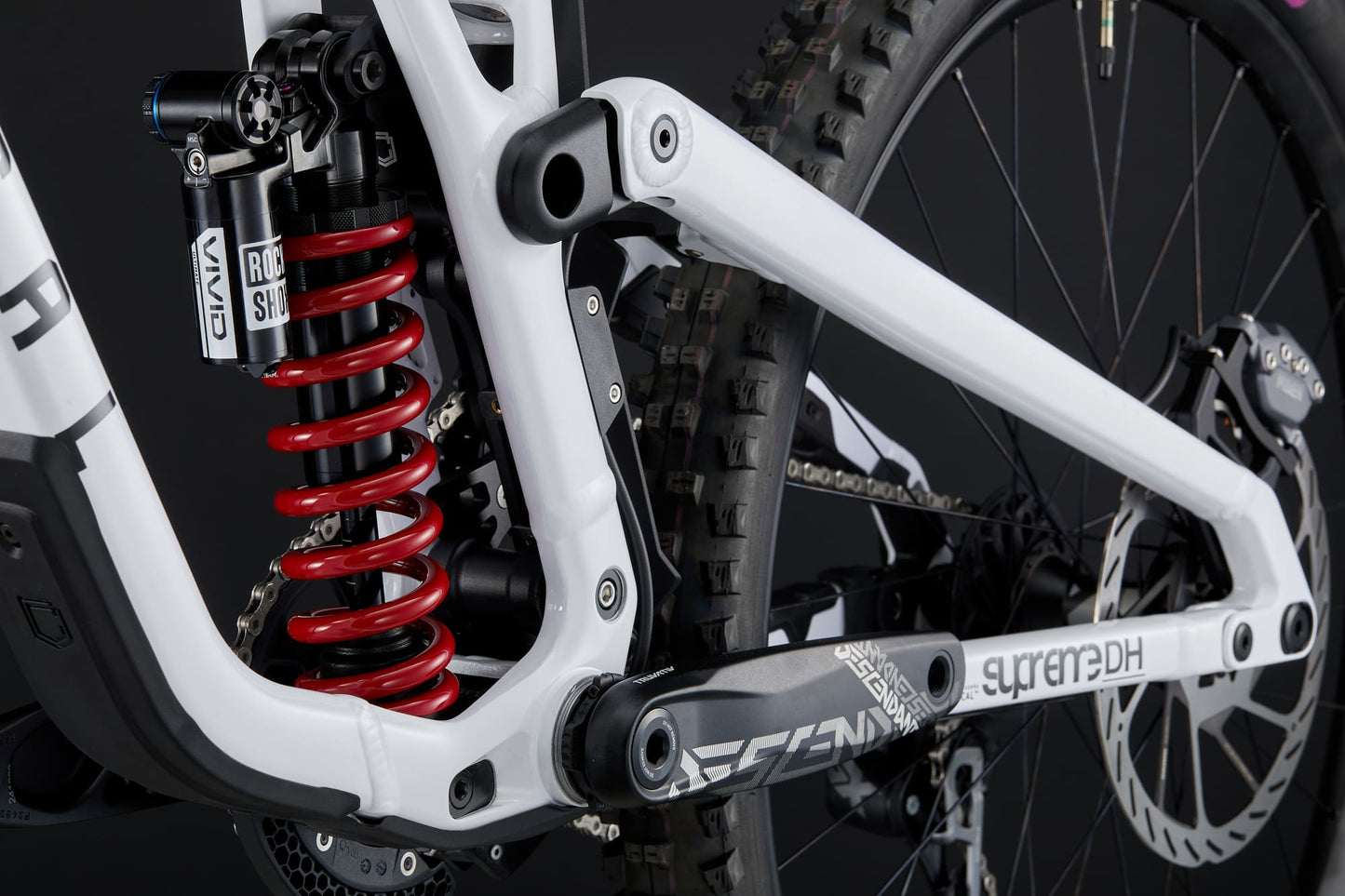 COMMENCAL SUPREME DH V5 ROCKSHOX PURE WHITE