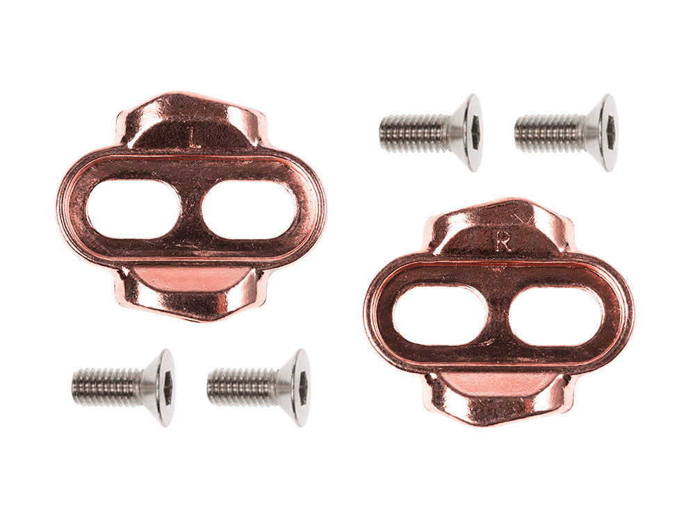 Crankbrothers Cleats Easy Release Premium, 6 Degrees Float, Rose