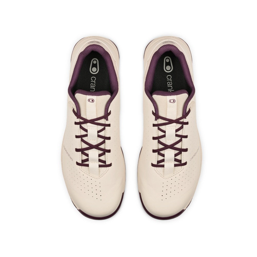 Crankbrothers Mallet Trail Lace Clip-In Shoes Swan/Purple