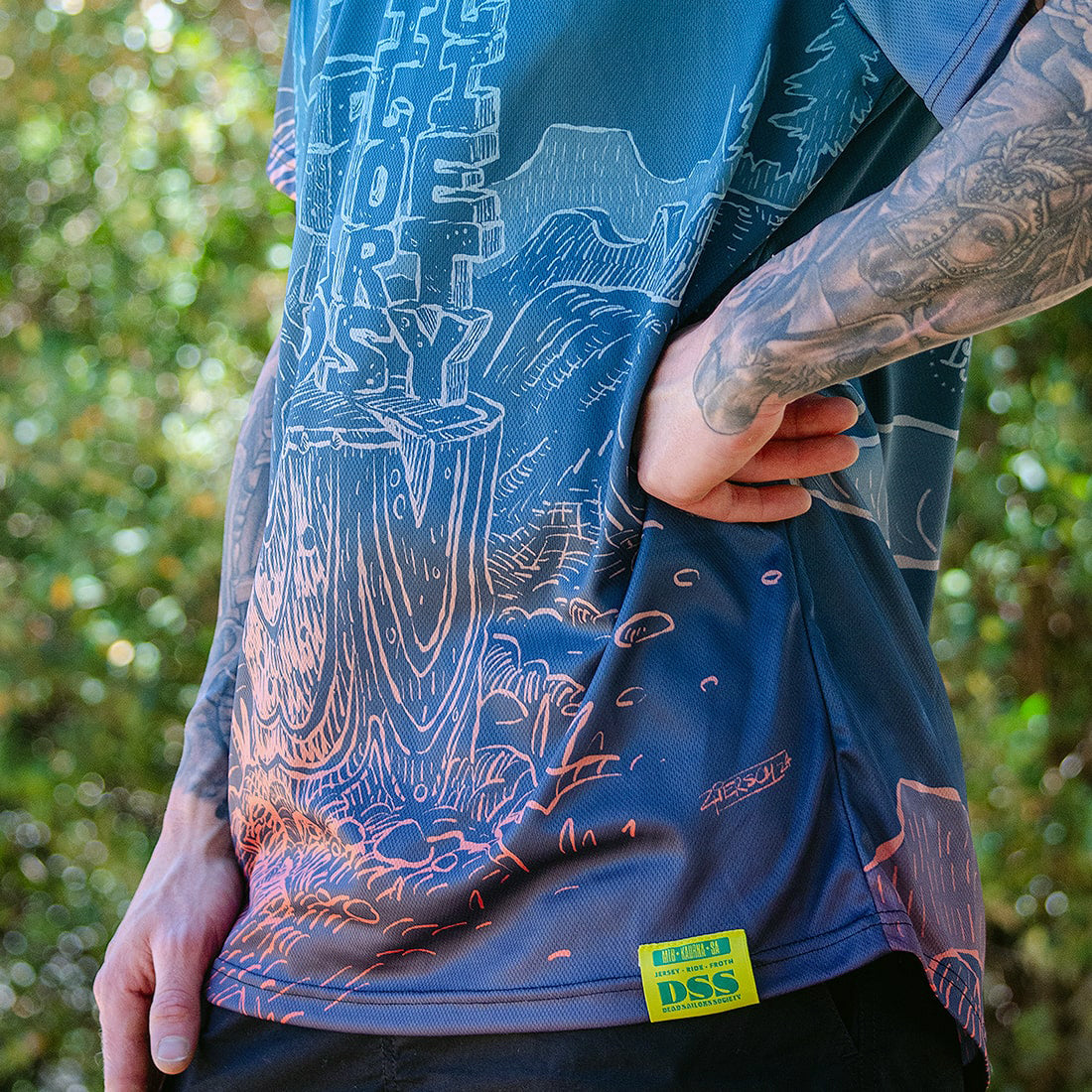 DSS Totem Racer Sunset jersey