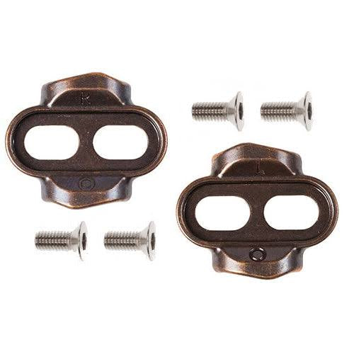 Crankbrothers Cleats Easy release Premium 0 Degree Float, bronze