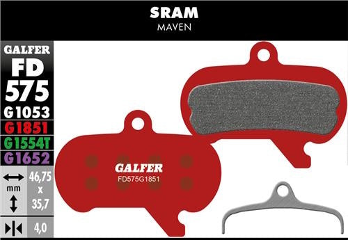 Galfer Sram Maven Brake Pads