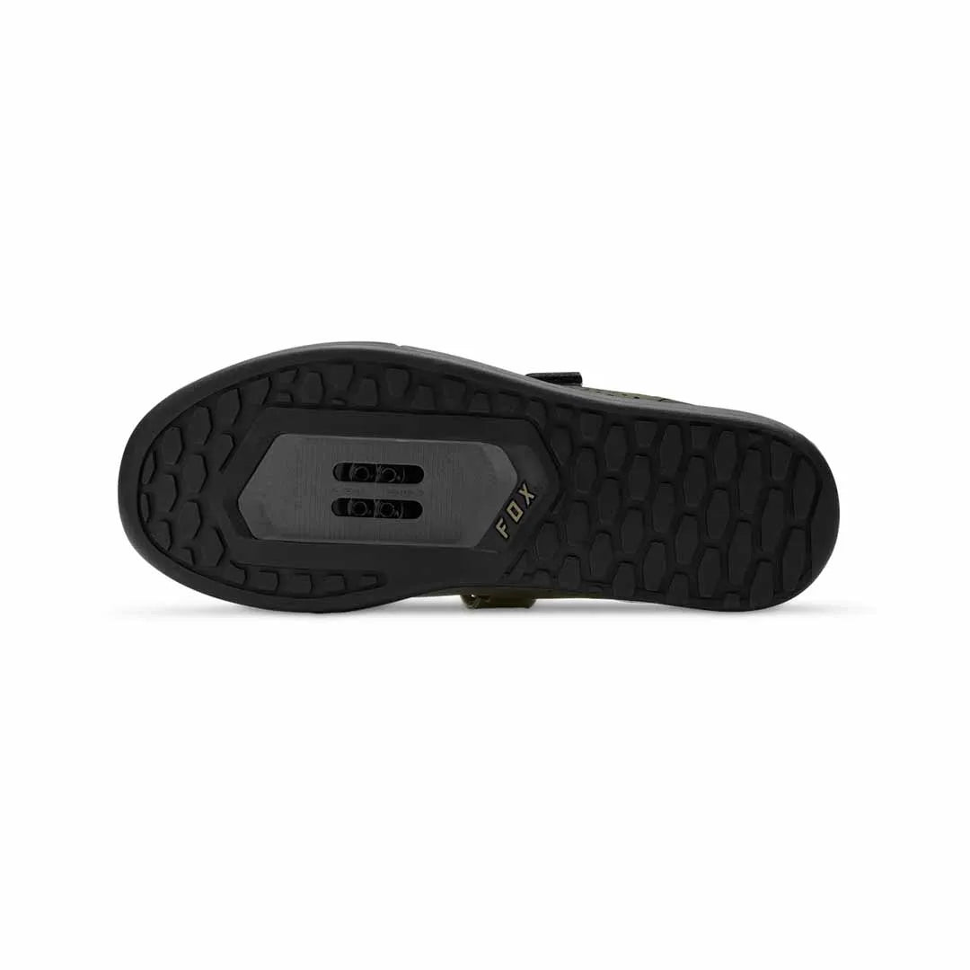 Fox Union Clipless Pedal Shoes - Olive Green