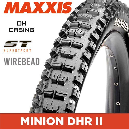 Maxxis Minion DHR II 26 X 2.40 Wirebead 60TPIx2 DH 42a
