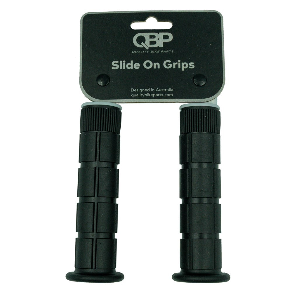 QBP MTB Oury Grips with Flange - Black
