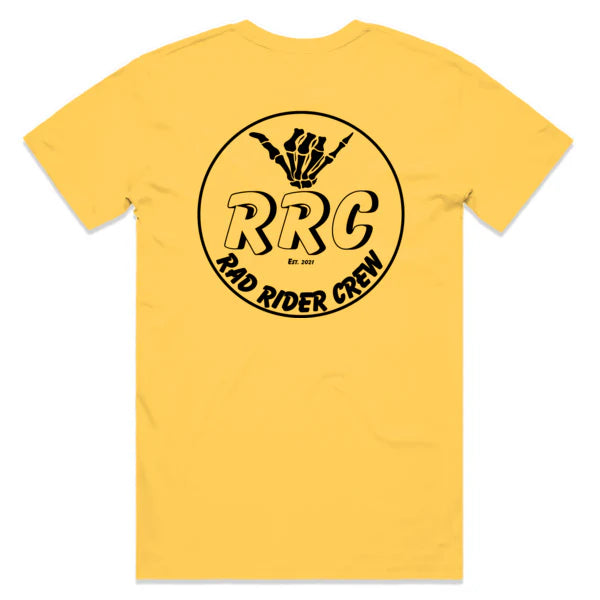Rad Rider Crew Tee - Sunset Small Size