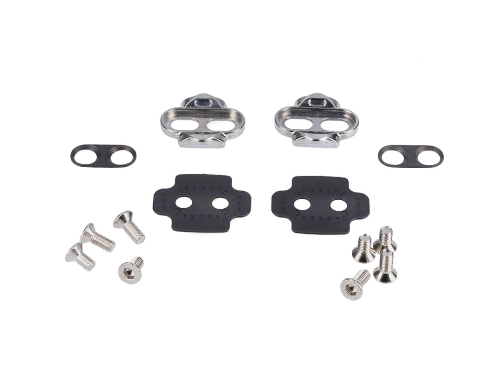 Crankbrothers Cleats Mallet Premium, 0 Degree Float, Silver