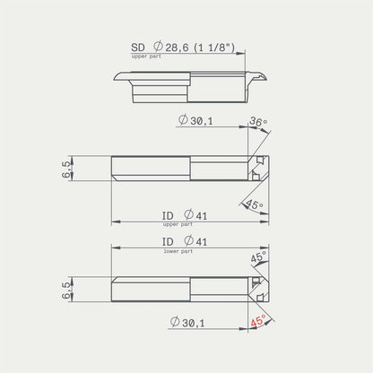 Acros IS41 / IS41 Head Bearing Set A02