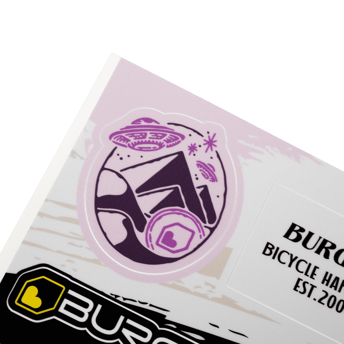 Burgtec Helmet Stamps Sticker Sheet