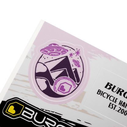 Burgtec Helmet Stamps Sticker Sheet