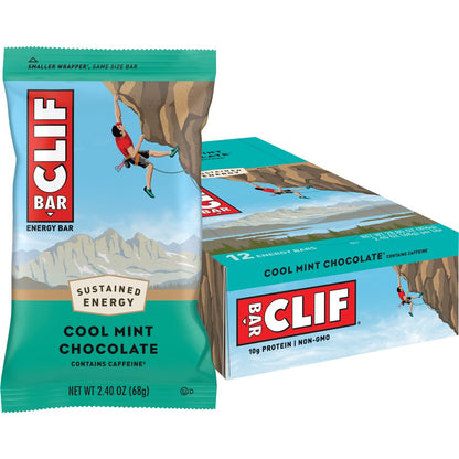 CLIF Energy Bar - Cool Mint Choc 49mg Caffeine