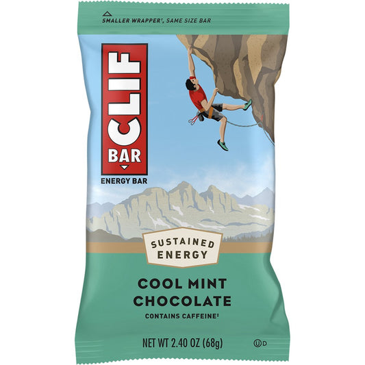 CLIF Energy Bar - Cool Mint Choc 49mg Caffeine
