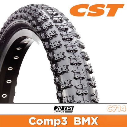 CST Comp3 12" 1/2 x 2 1/4 - Wire 27TPI - C714 Tyre