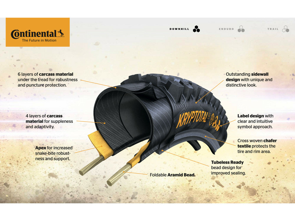 Continental Tyre Xynotal Downhill Casing