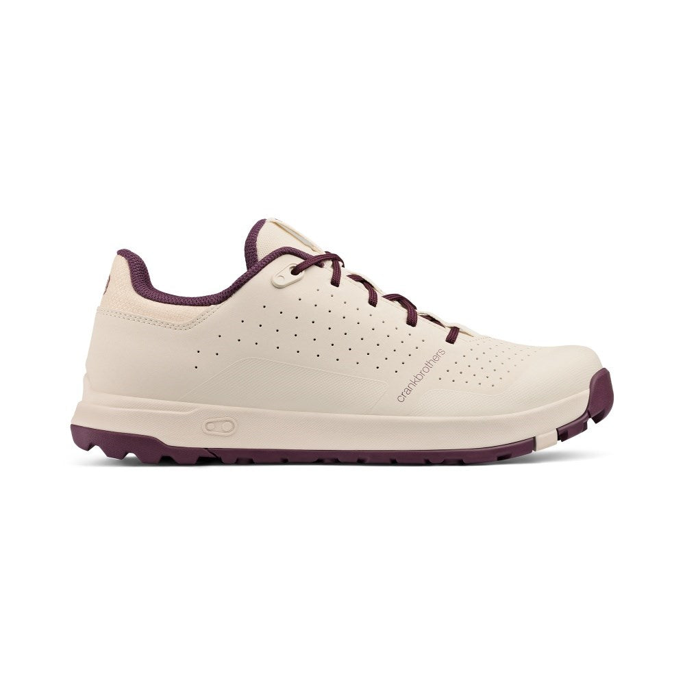 Crankbrothers Mallet Trail Lace Clip-In Shoes Swan/Purple