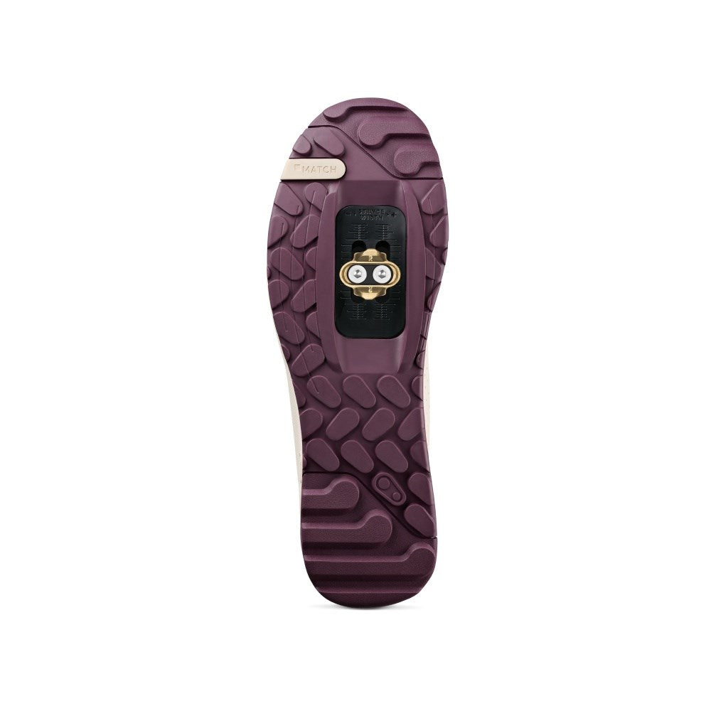 Crankbrothers Mallet Trail Lace Clip-In Shoes Swan/Purple