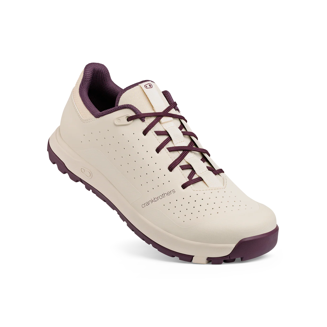 Crankbrothers Mallet Trail Lace Clip-In Shoes Swan/Purple