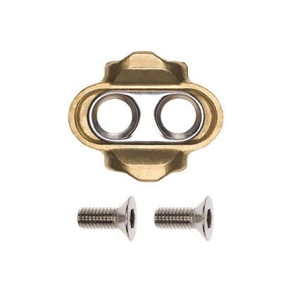 Crankbrothers Cleats Premium, 6 Degree Float, Gold