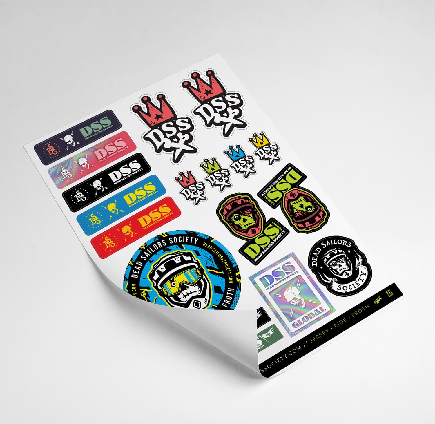 Pay Rise Sticker DSS Sticker Sheet – Rise Components