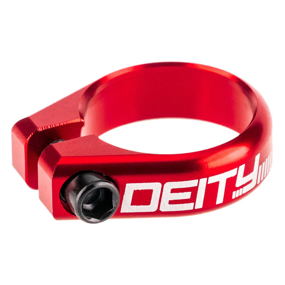 Deity Circuit 38.6mm Seatpost Clamp, Red