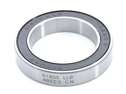 Enduro Bearings 61805 LLU ABEC 5 Bearing - 25x37x7mm
