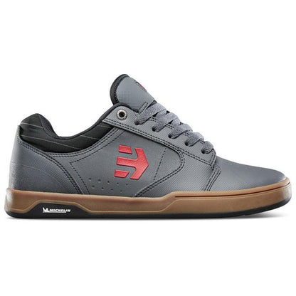 Etnies Camber Crank Flat Shoes - Grey - Gum - Red US 12