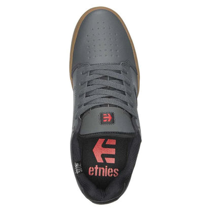 Etnies Camber Crank Flat Shoes - Grey - Gum - Red