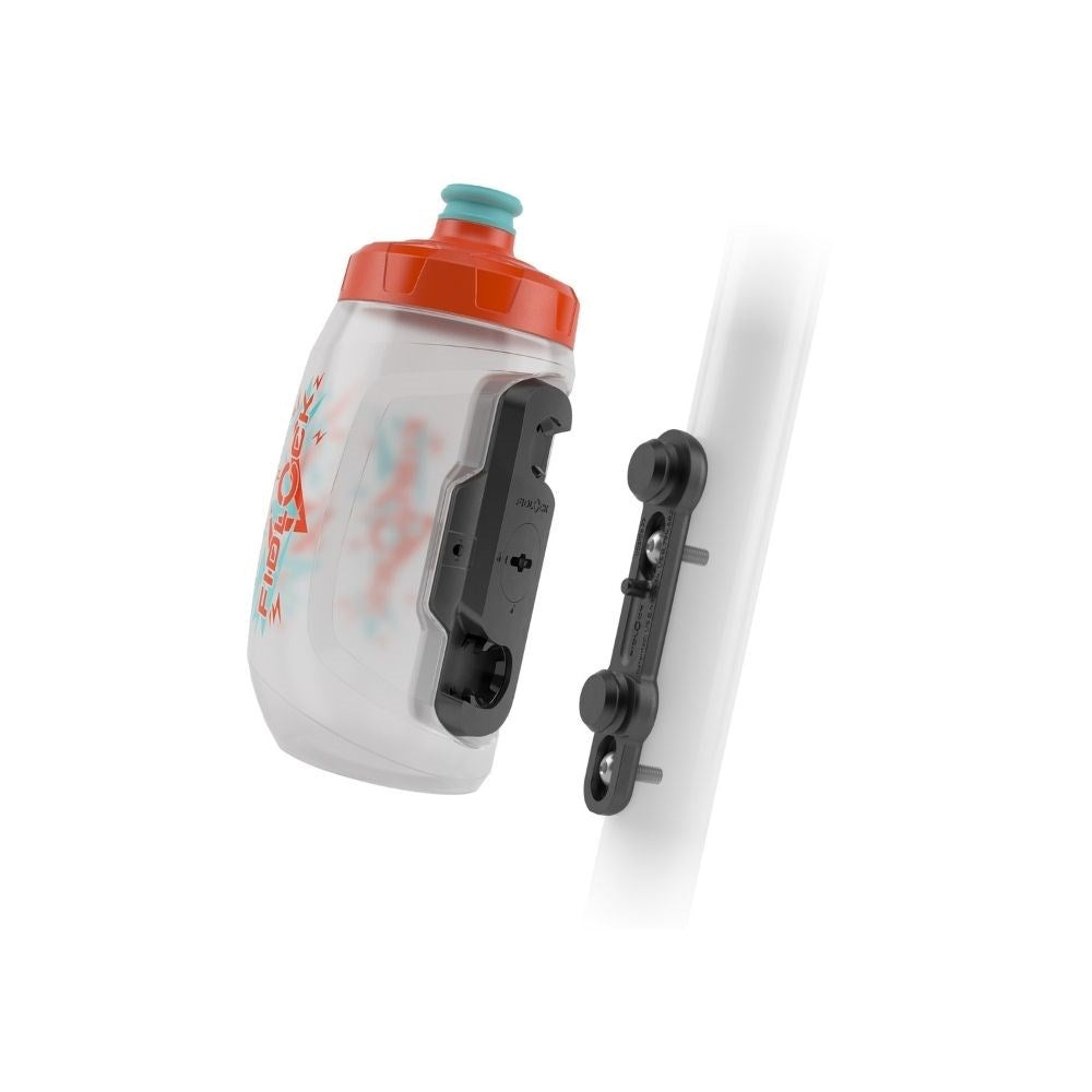 FIDLOCK TWIST BOTTLE 450ML BIKE BASE SET KIDS ORANGE