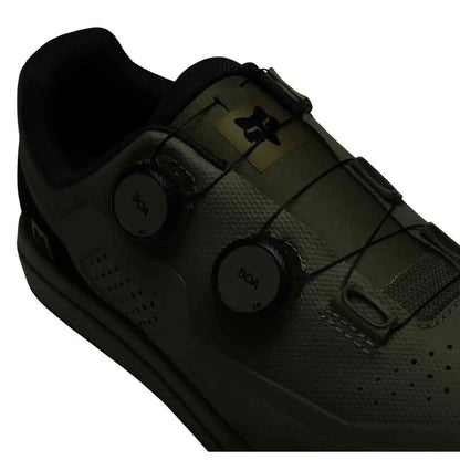Fox Union Boa Clipless Shoes, Olive Green
