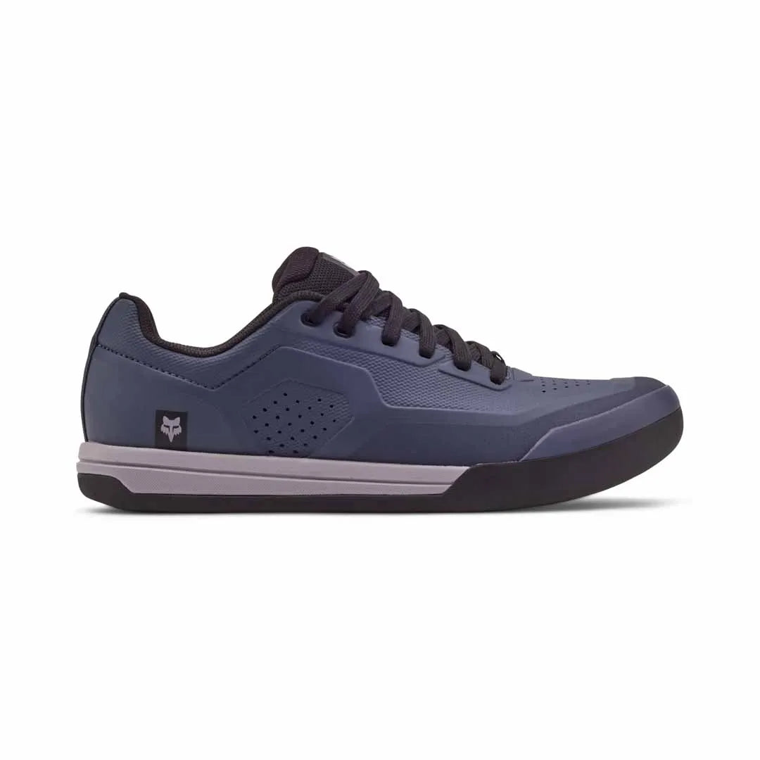 Fox Union Flat Shoes, Blue Steel