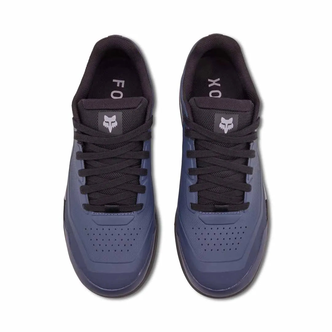 Fox Union Flat Shoes, Blue Steel