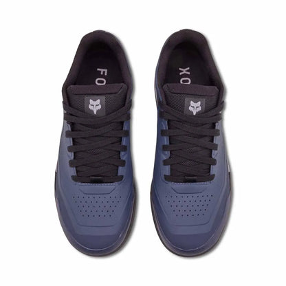 Fox Union Flat Shoes, Blue Steel