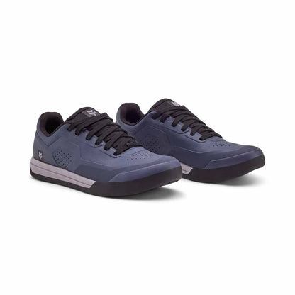 Fox Union Flat Shoes, Blue Steel