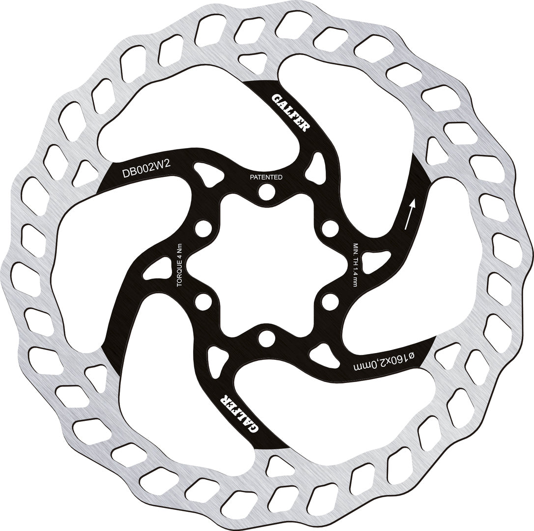 Galfer Fixed Disc Wave 6 Bolt 2.0mm