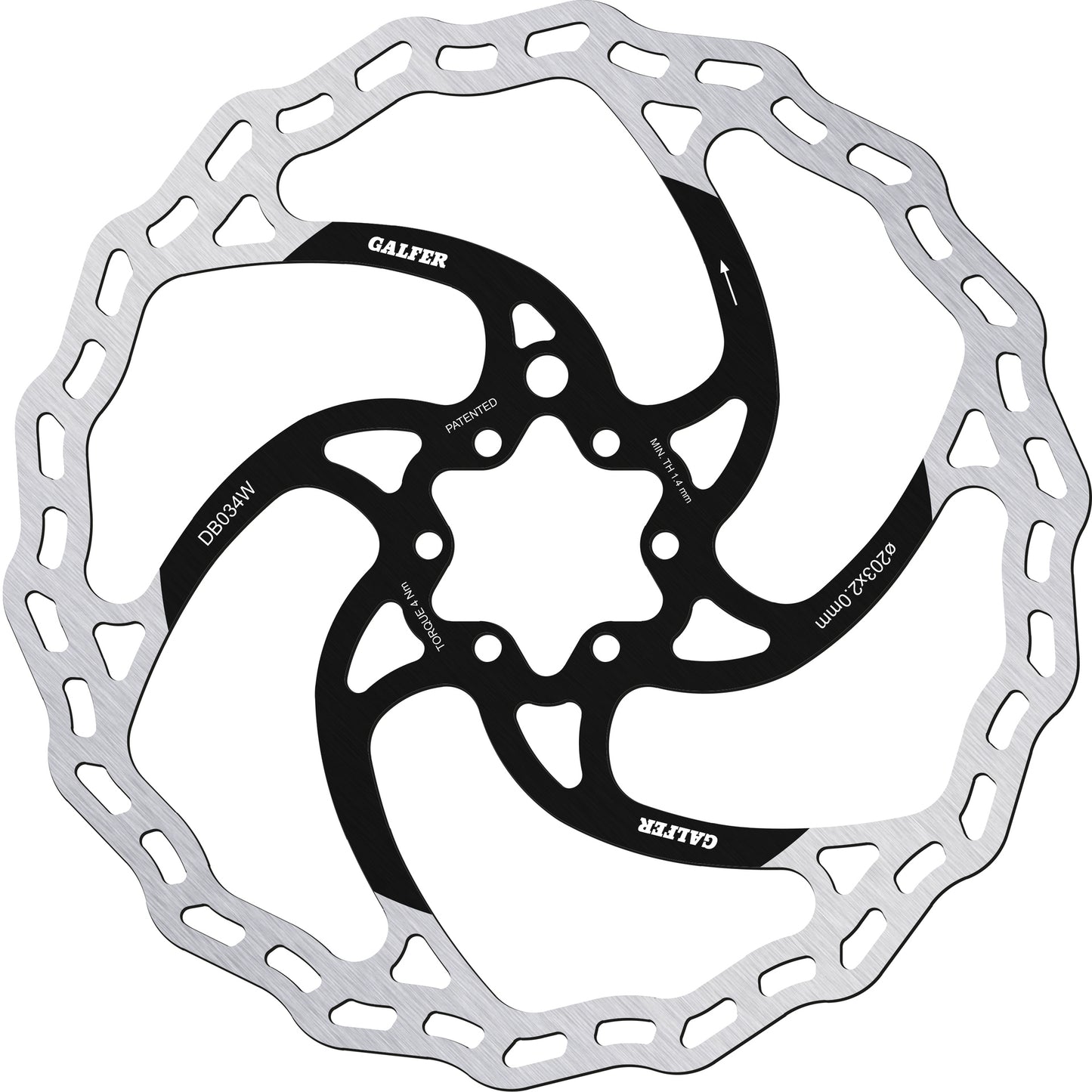 Galfer Fixed Disc Wave 6 Bolt 2.0mm