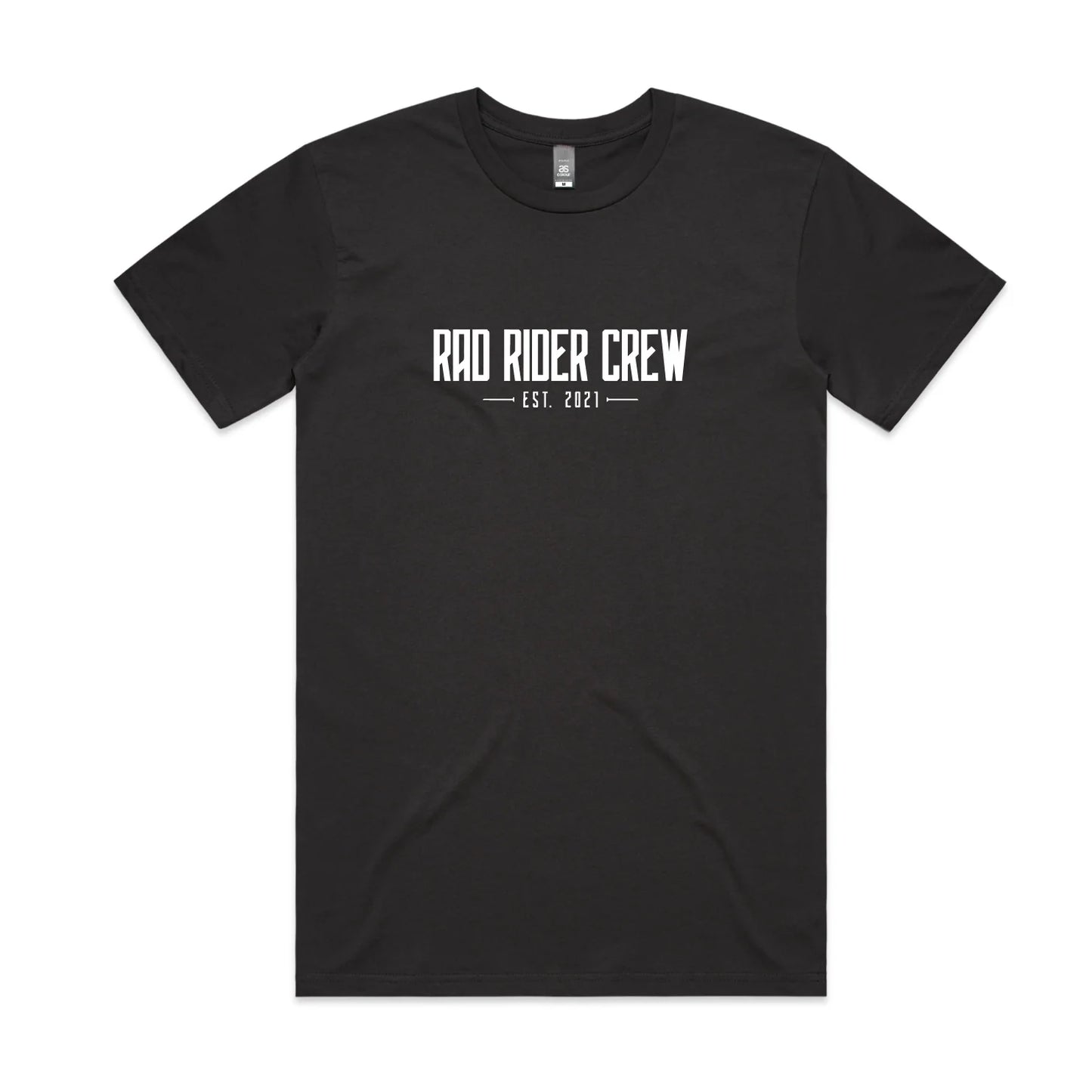 Rad Rider Crew Crew Tee Coal EST 2021 Medium