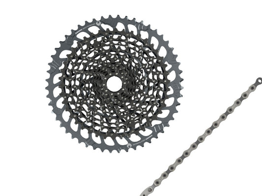 Wear Set Sram GX Eagle 12 Speed Cassette 10-52t + Sram Eagle X01 Chain Silver