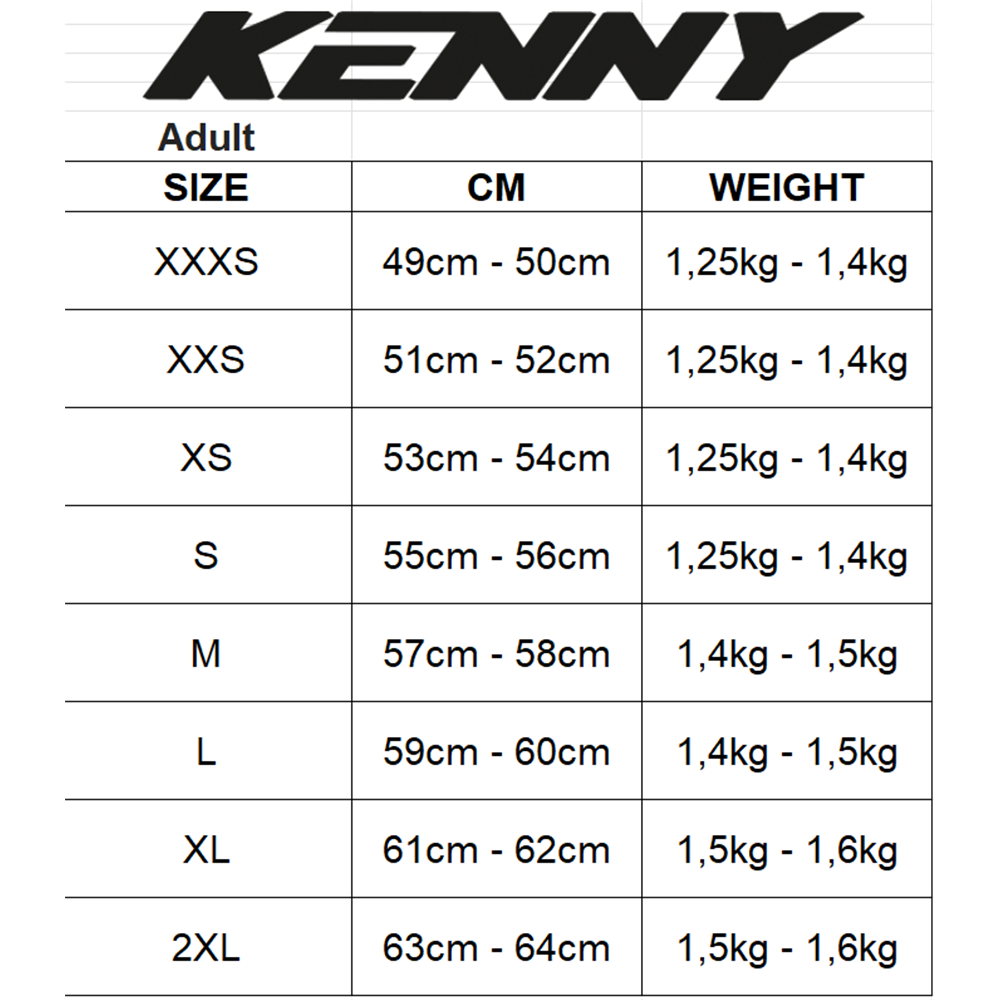 KENNY RACING Elite Full Face Helmet