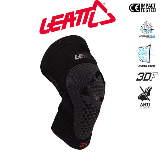 Leatt Knee Guard 3DF 5.0 Evo FastFit Black