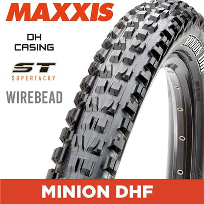 MAXXIS Minion DHF - 26 X 2.50 Wirebead 60TPIx2 DH 42a Tyre
