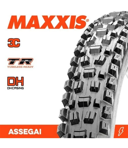 Maxxis Assegai WT 3C MaxxGrip TR Downhill Tyre