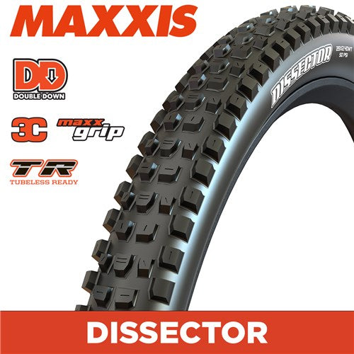 Maxxis DD Dissector G2 - 29 X 2.40 Folding 120x2 TR - Black