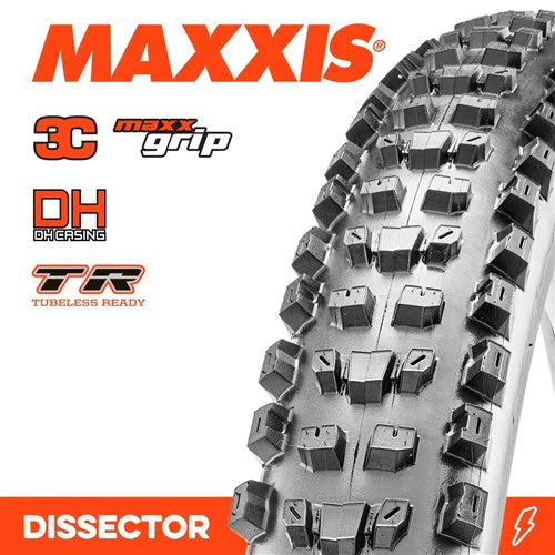 Maxxis Dissector WT 3C MaxxGrip TR Downhill Tyre