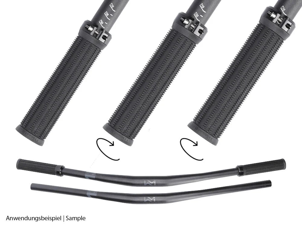 NEWMEN Evolution SL VGS DH Aluminum Riserbar, 31.8 Clamp 760-810mm Width Handlerbar