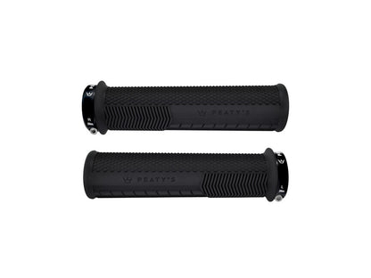 Peaty's Monarch Grips Knurl Race Control, Black