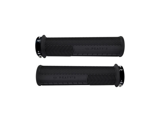 Peaty's Monarch Grips Knurl Race Control, Black