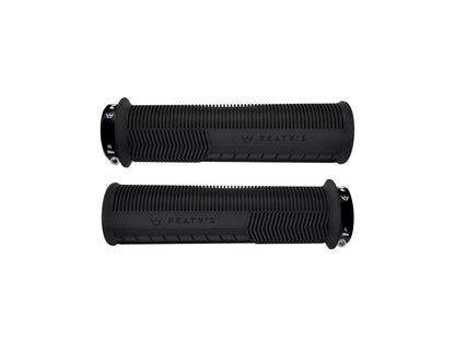 Peaty's Monarch Mushroom Trail Comfort Grips, Black